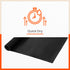 Vega Multipurpose Diamond Texture Shelf Liner | Black ( 45cm X 150cm 380 GSM Pack of 3 )